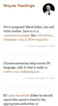 Mobile Screenshot of blog.waynehastings.net
