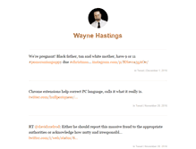 Tablet Screenshot of blog.waynehastings.net